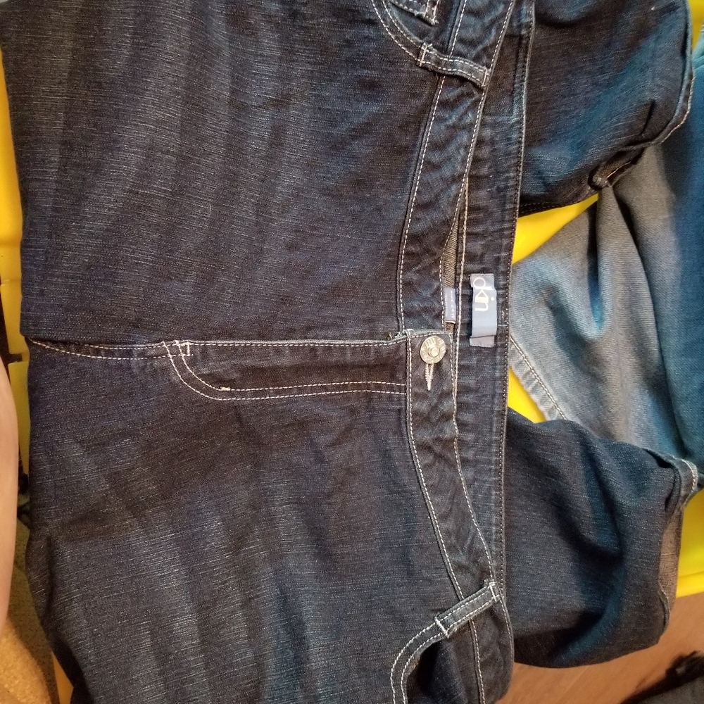 DKIN Capris in Dark Denim 24